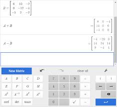 2 5 Matrix Calculator Finite Mathematics