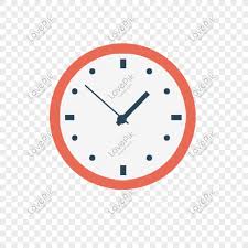 Red Wall Clock Free Of Charge Png Image