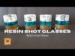 How To Make Resin Shot Glasses Beach