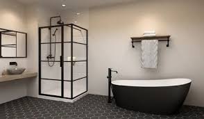 Aluminium Glass Shower Partition