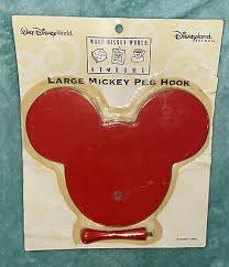 Mickey Mouse Icon Wood Peg Hook
