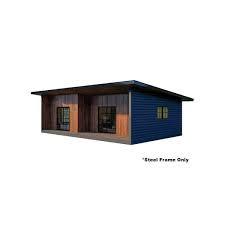 The Wave Comfort Adu 1 Bedroom 410 87 Sq Ft Tiny Home Steel Frame Building Kit Cabin Guest House