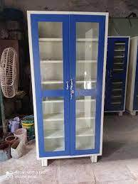 Metal Glass Door Cupboard At Rs 18000