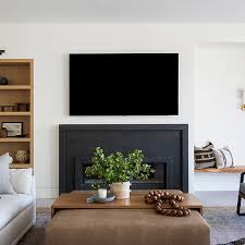 Recessed Fireplace Wall Tv Design Ideas