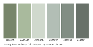 Green Colour Palette Grey Color Scheme