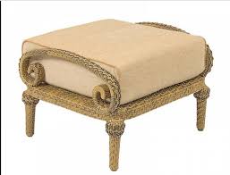 Patio Ottoman With Cushion Rehau