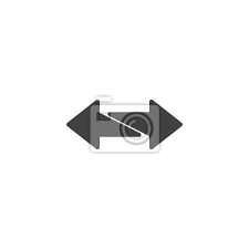 2 Side Arrows Vector Icon Filled Flat