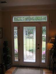 Decorative Glass For Front Door Side