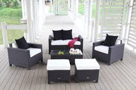 Buy Royal Rattan Sofa Set Black Viplounge