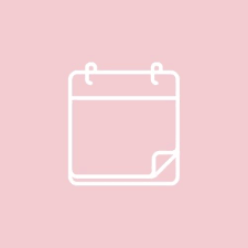 Pink App Icon Calendar