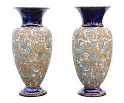 Ancient Art Nouveau Slater Vases From
