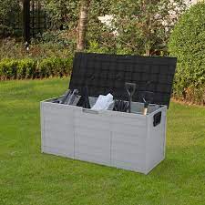 Black Plastic Storage Box Deck Box