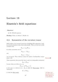 General Relativity Einstein S Field