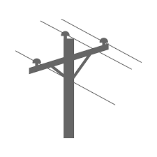 Premium Vector Electric Pole Icon Design