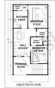 20x40 House Plans 2bhk House Plan