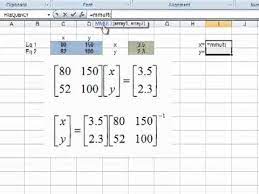 Solving Simultaneous Equations In Excel