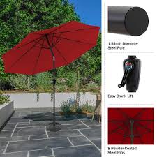 Pure Garden 10 Ft Aluminum Outdoor