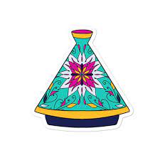 Morocco Themed Stickers Tagine