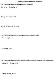 Solving Logarithmic Equations Problem 1