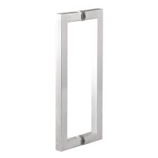 Glass Door Pull Handle Square Tube Type
