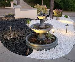 White Pebble Landscaping Rocks For