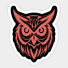 A Owl Icon Vector T Shirt Design Owl