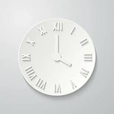 Sketch Of Wall Clock Stock Vector By