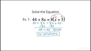 Solving Equations With Zero Solutions