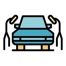 Clean Car Window Icon Outline Vector