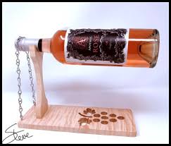 Floating Bottle Wine Holder Scroll Saw