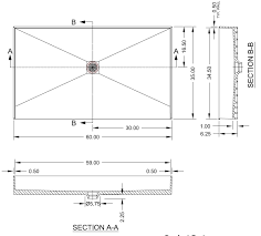 Barrier Free Tile Ready Shower Pans