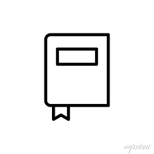 Book Office Element Icon Simple Line