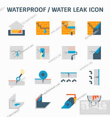 Water Leak Vector Icon Set