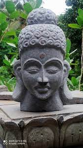 Stone Buddha Head Fountain For Garden