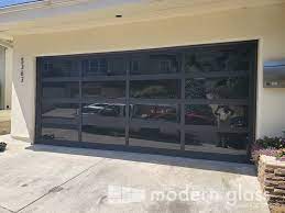 Residential Modern Glass Garage Doors