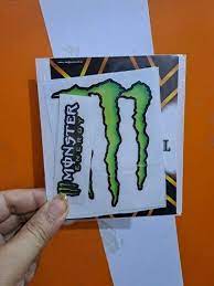 Green Monster Energy Sticker For