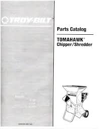 1992 Chipper Shredder Parts Catalog