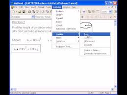 Symbolic Solutions In Mathcad
