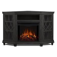 Solid Wood Corner Fireplace Tv Stand