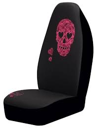 Lace Skull Bucket Seat Covers