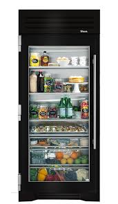 36 Glass Door Refrigerator Column