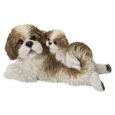 Buy Mother And Baby Shih Tzu Statues