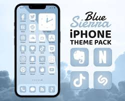 Sierra Blue App Icons Iphone Theme