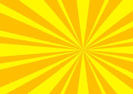 yellow background with beams sunshine