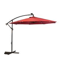 Solar Patio Umbrella In Scarlet 841045