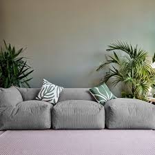 Icon Tetra Corduroy Floor Bean Bag Sofa
