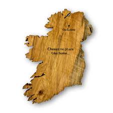 Ireland Wood Map Wall Decor There S
