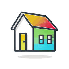Colorful Home Icon Png Images Vectors