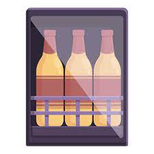 Bar Wine Cabinet Icon Cartoon Vector