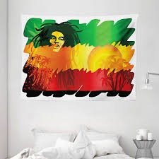 Rasta Tapestry Reggae Singer Icon